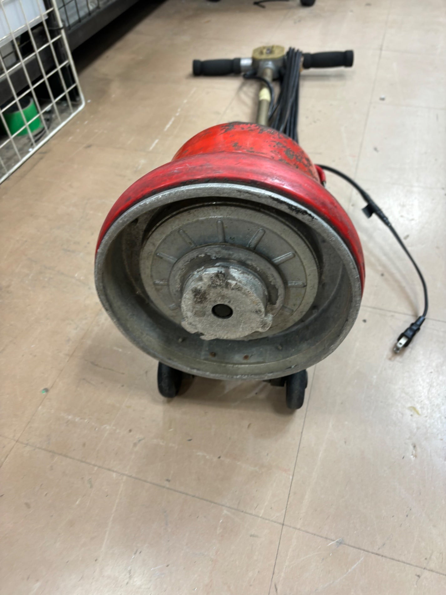 中古品△ムサシ CMP-80 電動ポリッシャー 24cm 動作品 業務用清掃機