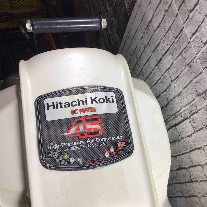 ◇ハイコーキ(HIKOKI ※旧:日立工機) 常圧/高圧エアコンプレッサー EC1445H(W) 11L【川口店】