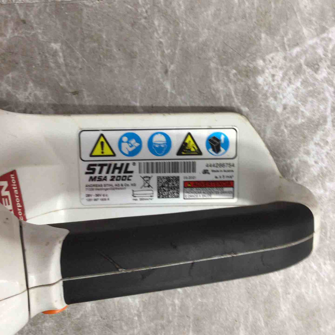 ◇STIHL 充電式チェーンソー MSA 200C【八潮店】