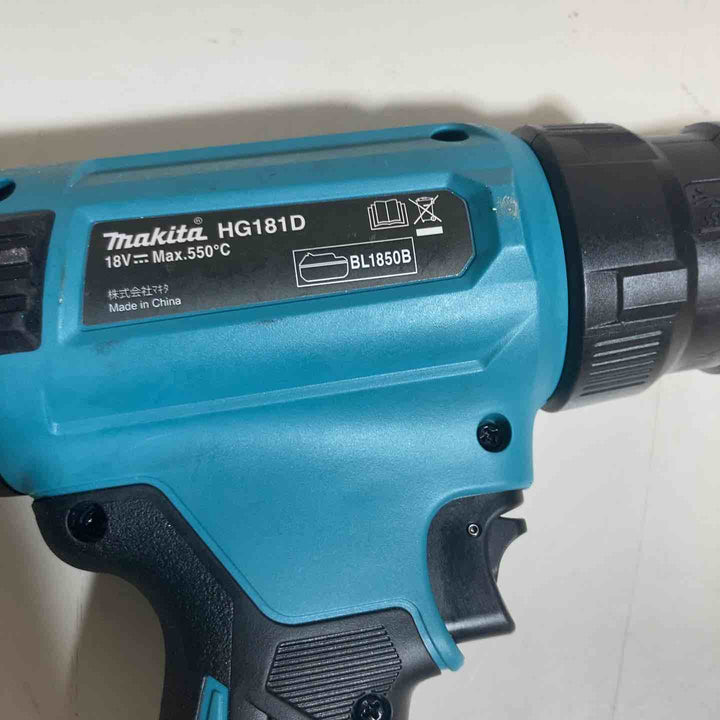 マキタ　コードレスヒートガン HG181DZ　先端ノズル５個付き【戸田店】