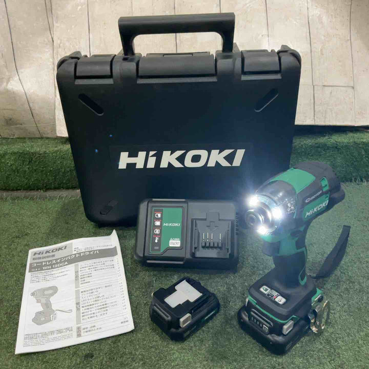 ◇ハイコーキ(HIKOKI ※旧:日立工機) コードレスインパクトドライバー WH12DCA(2LS) 10.8V 動作確認済【川口店】