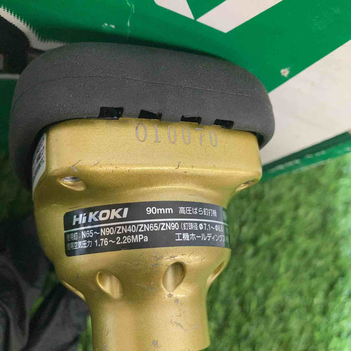 ◇ハイコーキ(HIKOKI ※旧:日立工機) 高圧ばら釘打機 NH90H 打込み確認済み【戸田店】