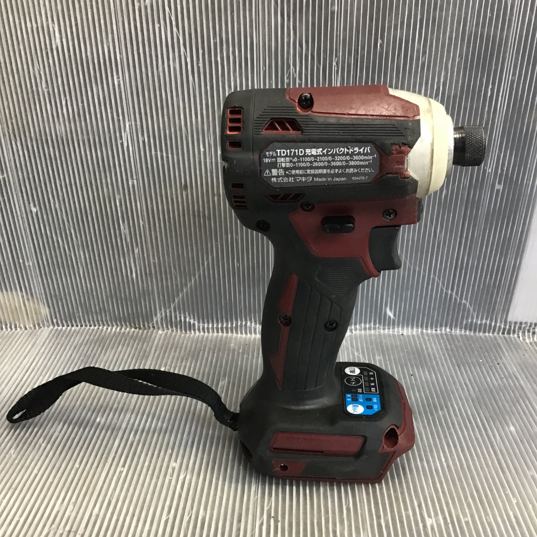 ★マキタ(makita) コードレスインパクトドライバー TD171DZAR【草加店】