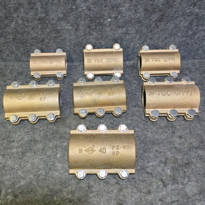 【中古品】TBC 補修バンド(20、25×2個、30×3個、40) 計7個セット PVG PE VP SP【桶川店】