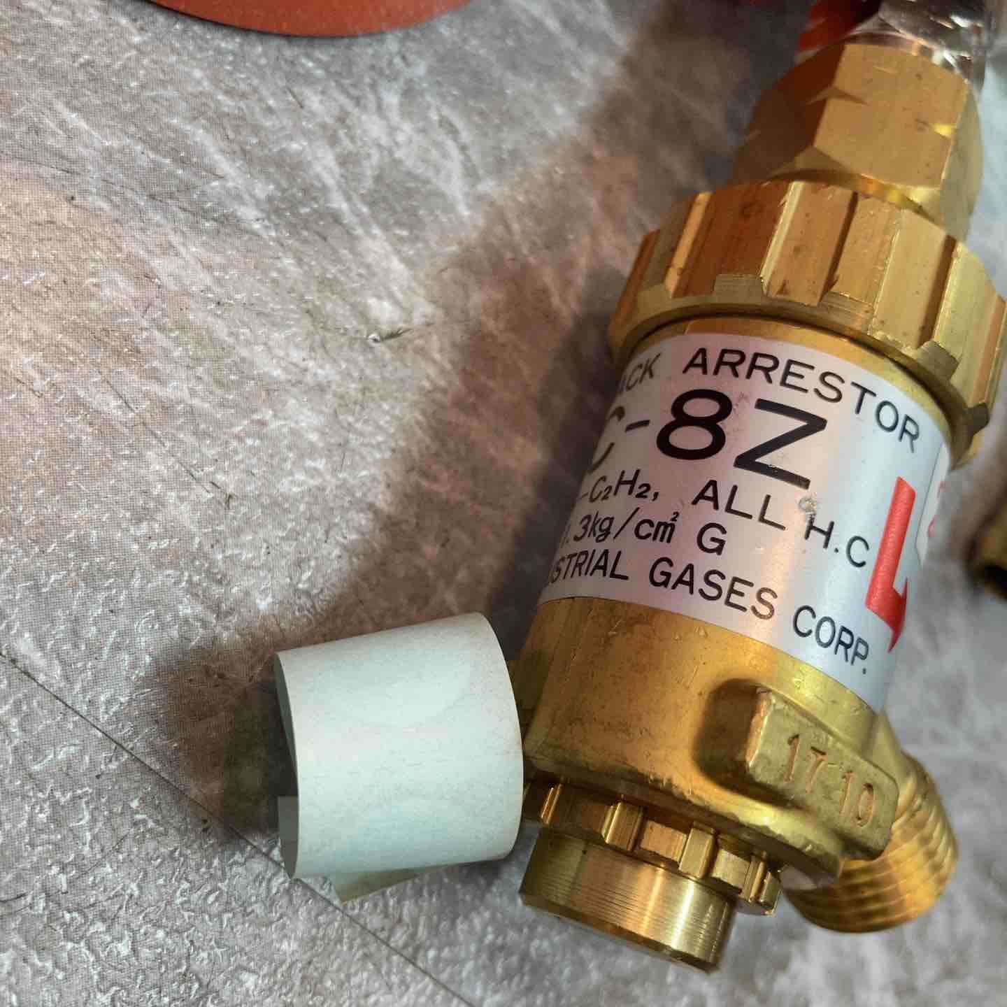 アセチレン 酸素 調整器 セット 酸素・アセチレン A型ガス切断スターターセット ASETSU-SET 酸素調整器