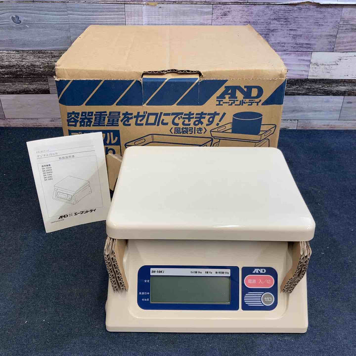 AND(エー・アンド・デイ) デジタルはかり SK-10Ki ひょう量10kg、目量0.01kg【八潮店】