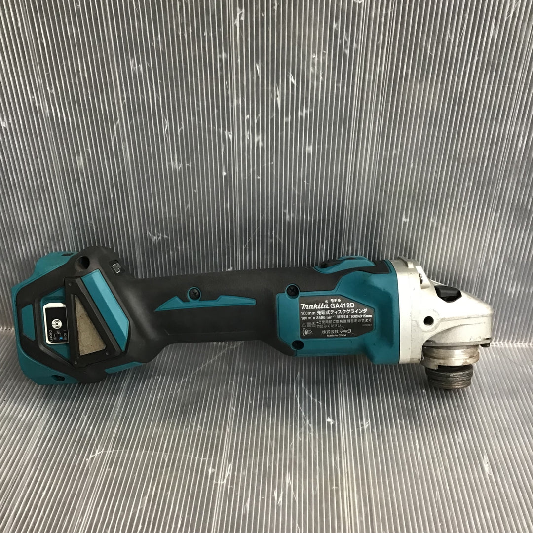 ★マキタ(makita) 100mmコードレスディスクグラインダ GA412DRGX【草加店】