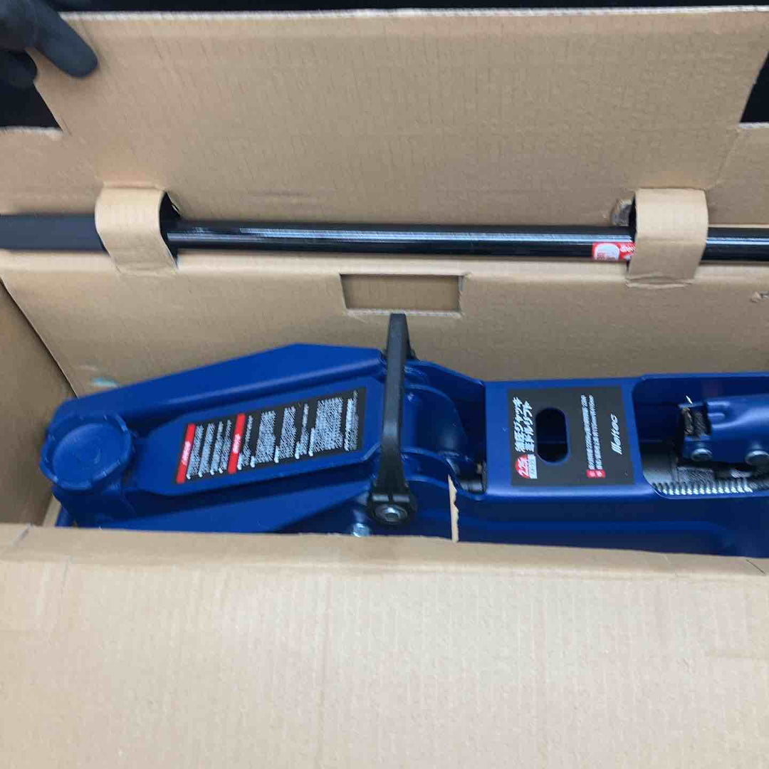 ◇メルテック 車用 油圧フロアージャッキ 2.25t ミドルリフト 最高値/最低値 410/133mm ジャッキタッチメント付 Meltec FA-23【川越店】
