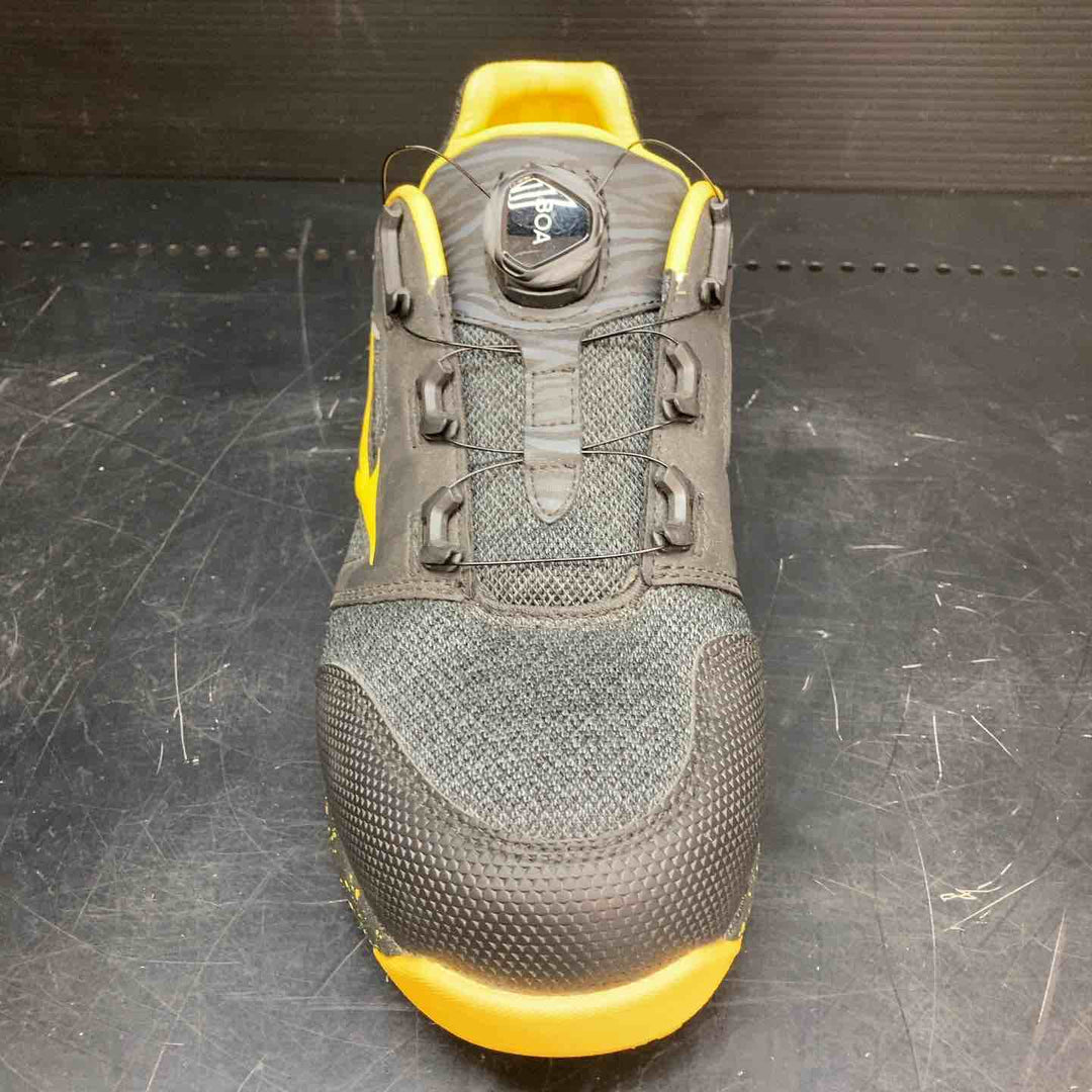 ミズノ(MIZUNO) プロテクティブスニーカー(安全靴) ALMIGHTY LSⅡ52L BOA F1GA220290 限定カラー ブラック×イエロー 26.5cm【川越店】