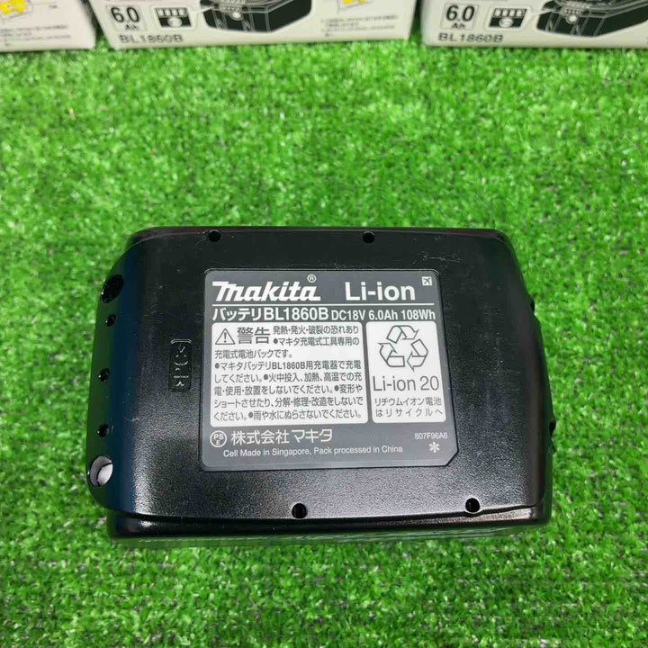 マキタ(makita) リチウムイオンバッテリー 18V/6.0Ah BL1860B 7個セット【藤沢店】