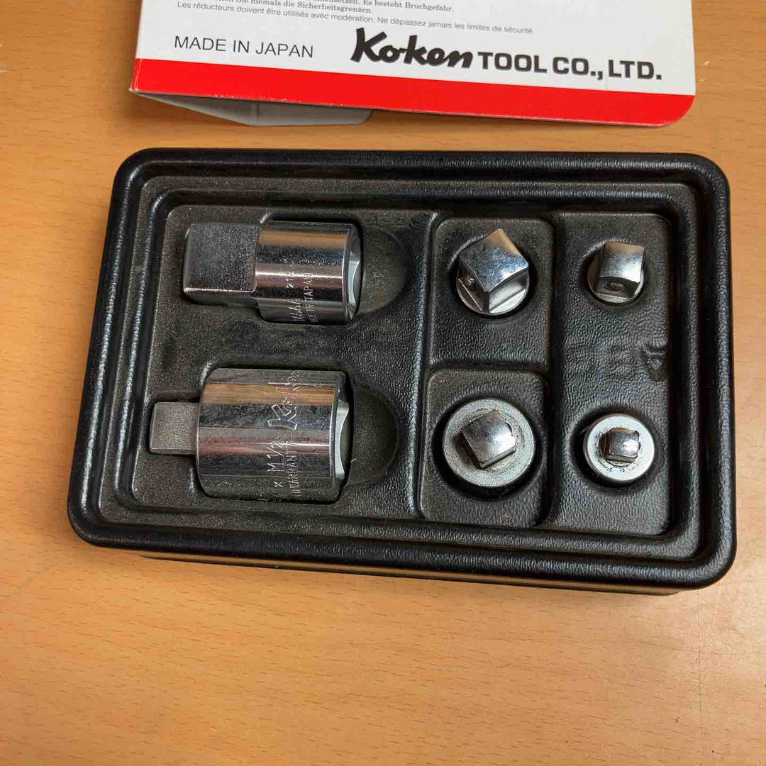 コーケン 3/8(9.5mm)SQ. アダプターセット 6ヶ組 PK2346/6【越谷店】