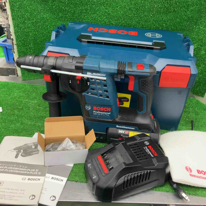【美品・バッテリ1個！充電器新型！】ボッシュ(BOSCH) コードレスハンマドリル GBH36VF-PLUS【桶川店】