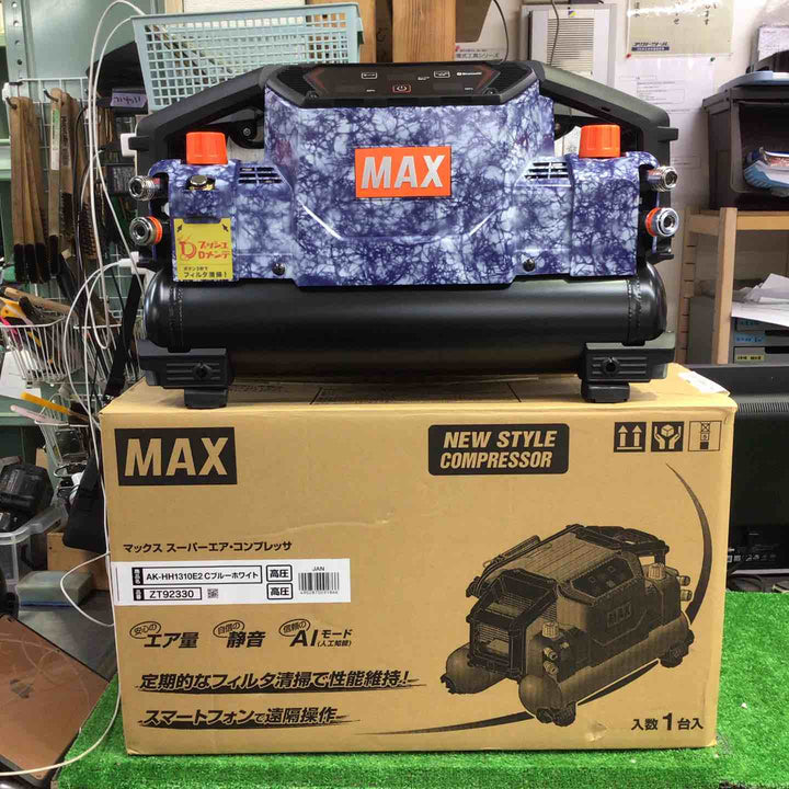 マックス(MAX) 高圧専用コンプレッサ AK-HH1310E2_Cブルーホワイト【町田店】