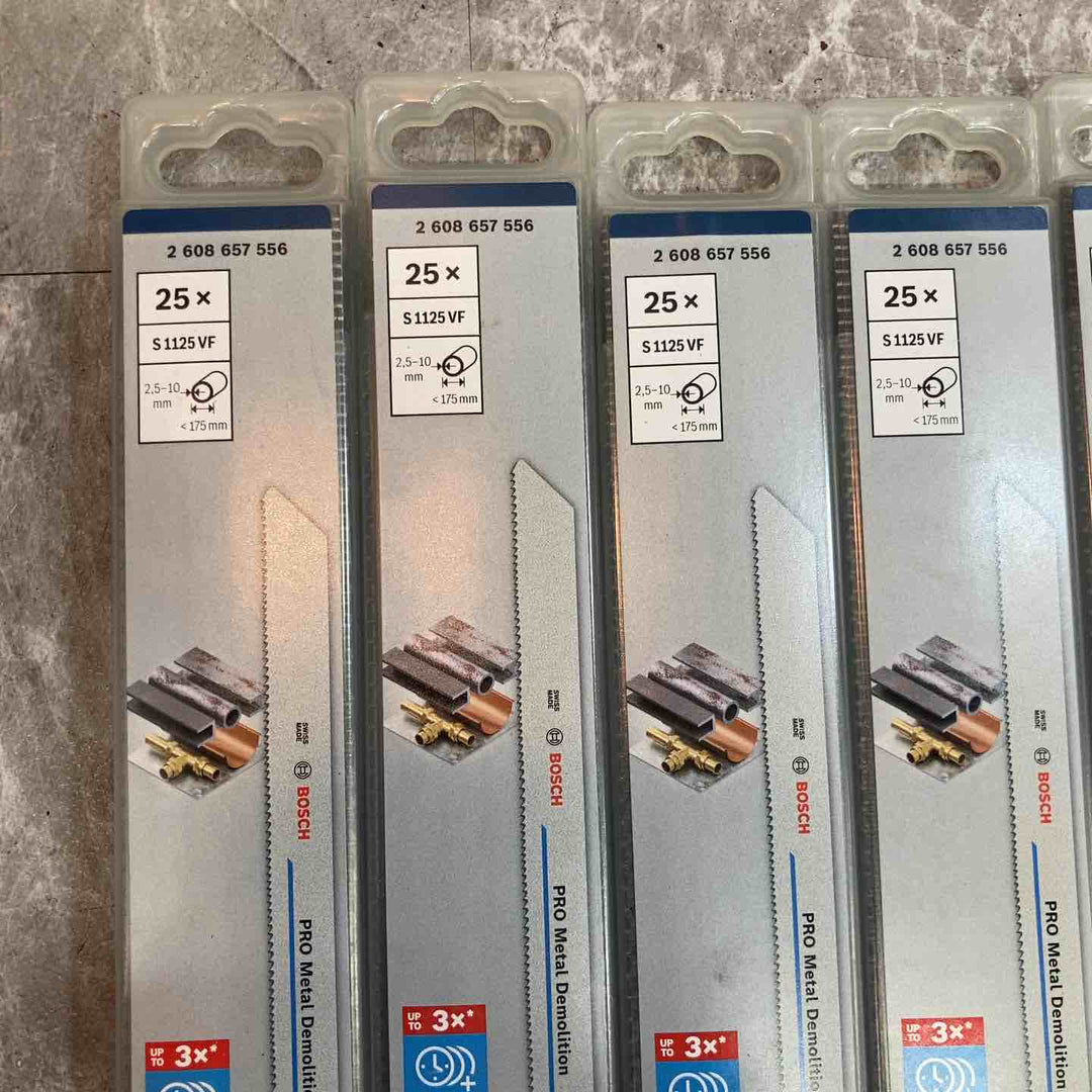BOSCH 金属用セーバーソーブレード25本組 S1125VF/25 7個セット【八潮店】