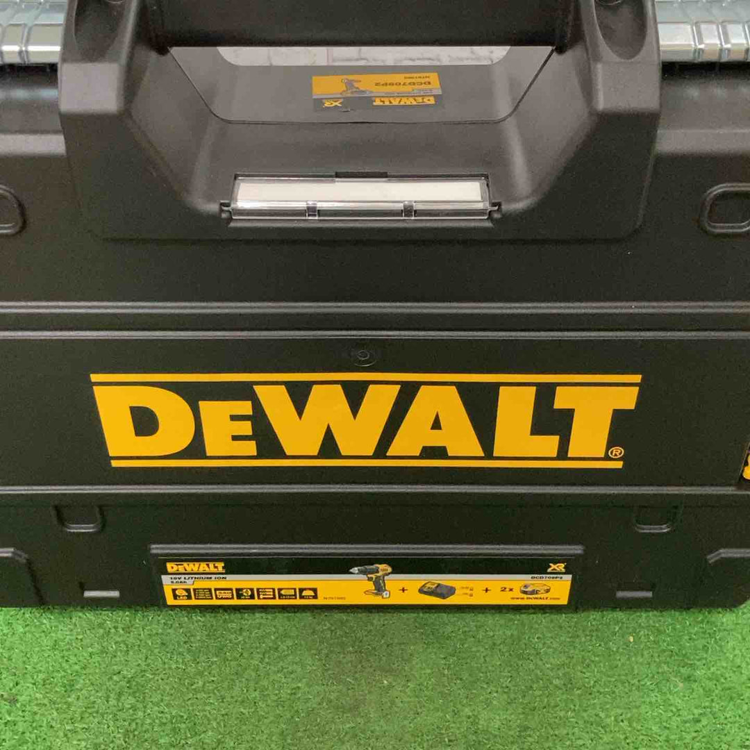 【未使用品】DEWALT 18V XR ブラシレス 振動ドリルドライバー DCD709P2