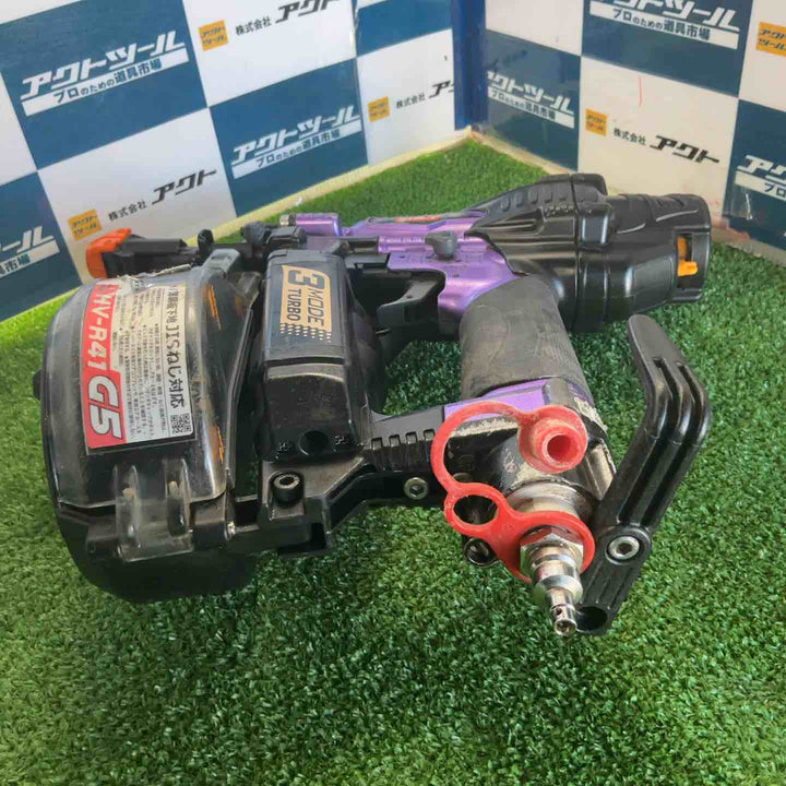 ☆マックス(MAX) 高圧エアネジ打ち機 HV-R41G5-M(限定色) メタリックパープル【草加店】