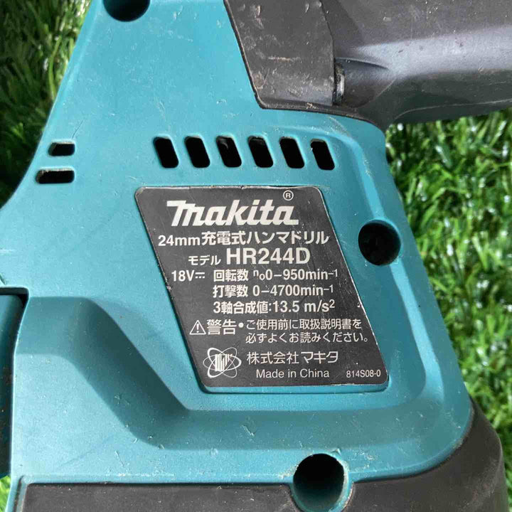 ☆マキタ(makita)18V コードレスハンマドリル HR244DZ ハンドル欠品 本体のみ【戸田店】