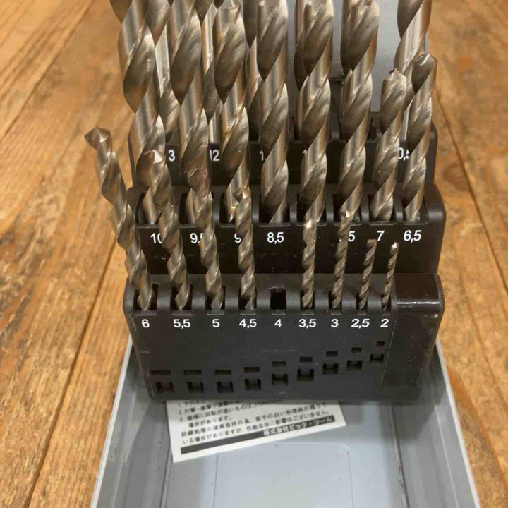 ◇ビックツール(BIC TOOL) 月光ドリル 鉄工用 樹脂ケース入 SGK2-13【所沢店】 4mm欠品