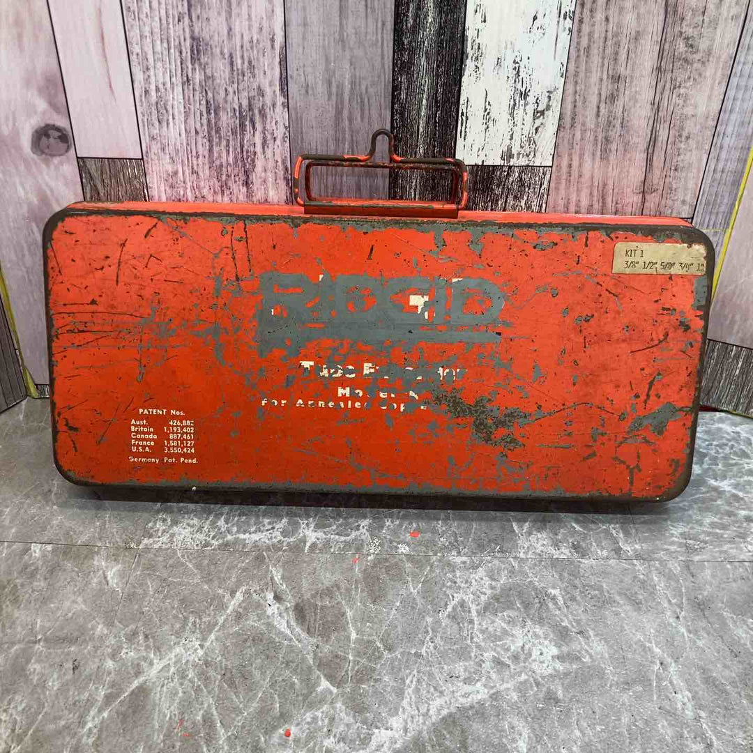 【中古品】RIDGID リジッド モデルK チューブエキスパンダーセット 拡管加工 コマ5個付き【八潮店】