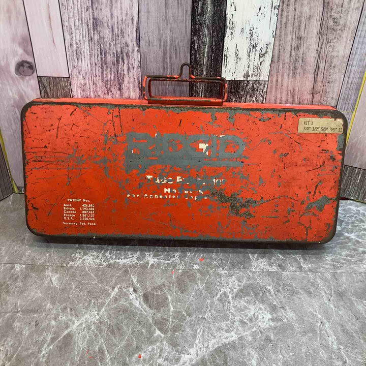 【中古品】RIDGID リジッド モデルK チューブエキスパンダーセット 拡管加工 コマ5個付き【八潮店】