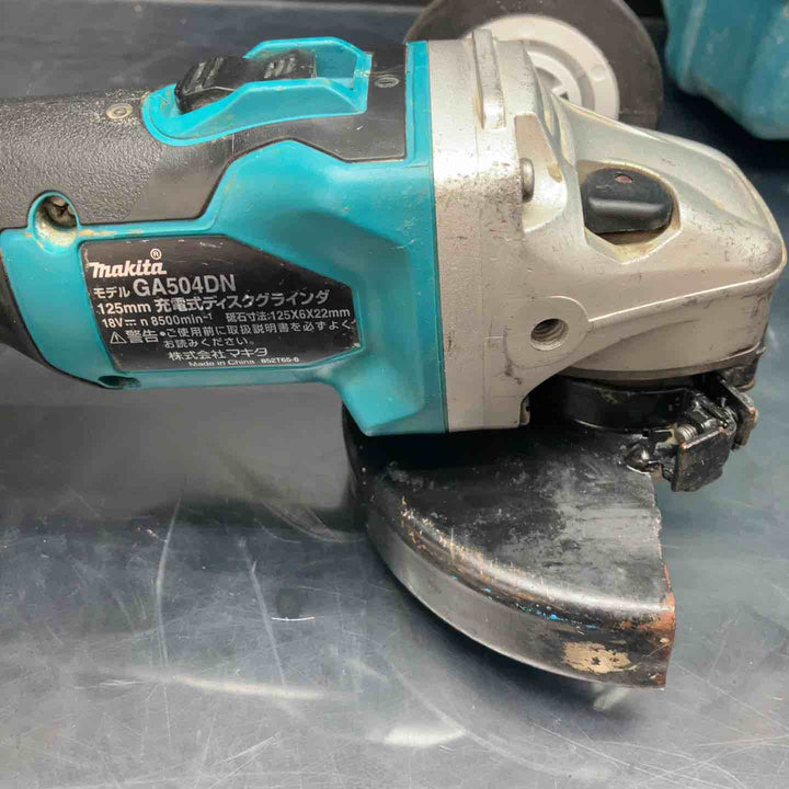 ★マキタ(makita) 125mmコードレスディスクグラインダー GA504DRGXN【川越店】
