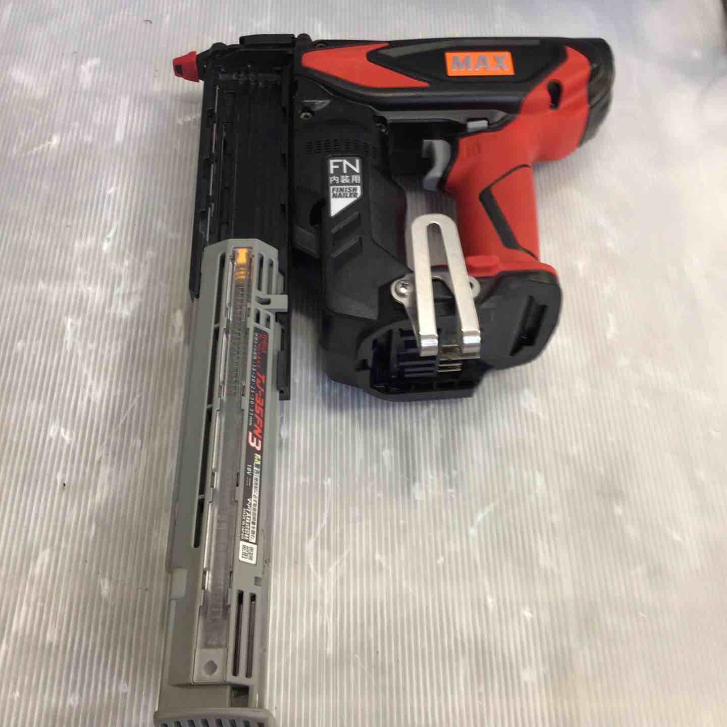 中古品◇MAX コードレスフィニッシュネイラ TJ-35FN3-BC/1850A◇C