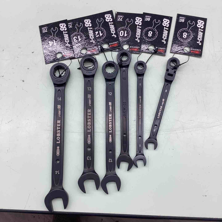 LOBSTER ロブスター ロブテックス J-CRAFT99 クロームツールロール ラチェットコンビセット【越谷店】