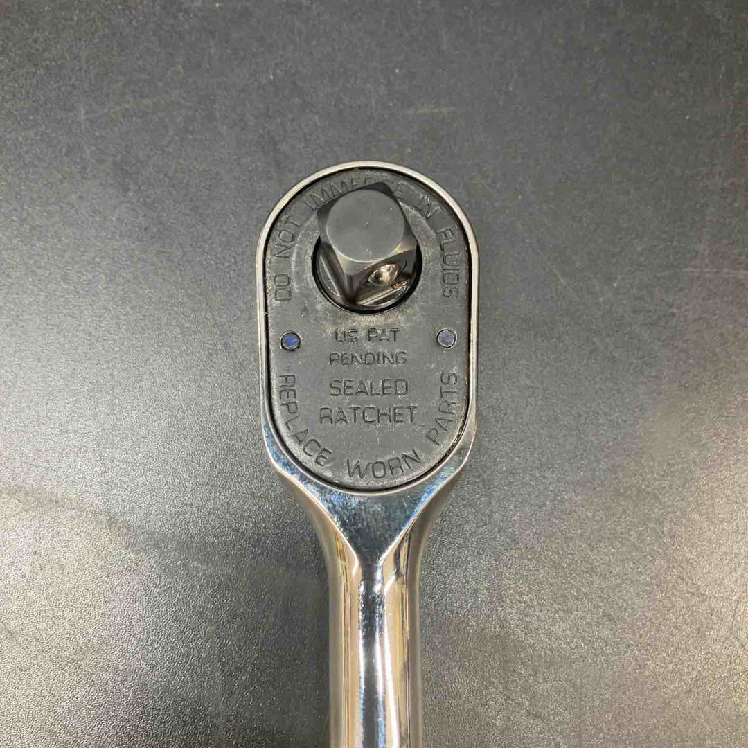 【未使用品】スナップオン(Snap-on)差込角3/8(9.5mm) 100ギヤヘッド ソフトグリップ FH100HV ハイビジイエロー【川越店】