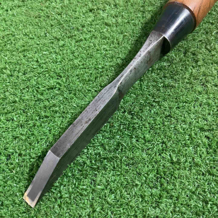 清忠作 向待鑿 叩き鑿 全長約250mm 刃幅約7mm 【川口店】