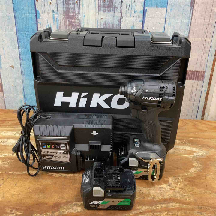 ★ハイコーキ(HIKOKI ※旧:日立工機) コードレスインパクトドライバー WH36DC(2XPSZ)(B)【柏店】