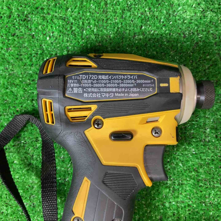 ★マキタ(makita) コードレスインパクトドライバー TD172DGXFY バッテリー1個【岩槻店】