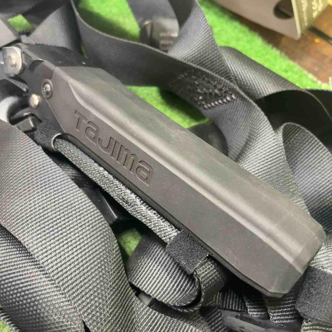 □タジマ(Tajima) ハーネスGS＋平ロープダブルランヤードL1セット 黒 Lサイズ A1GSLFR-WL1BK【町田店】