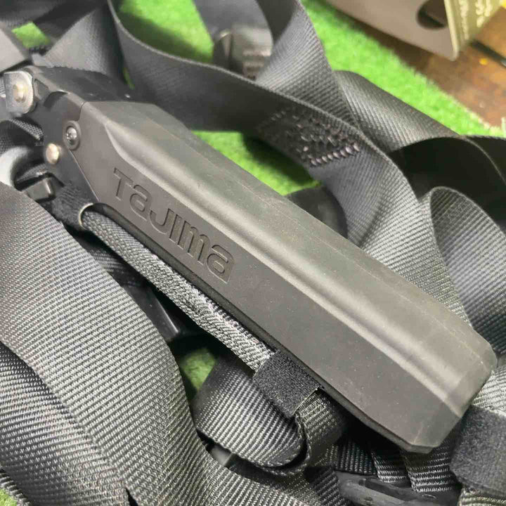 □タジマ(Tajima) ハーネスGS＋平ロープダブルランヤードL1セット 黒 Lサイズ A1GSLFR-WL1BK【町田店】