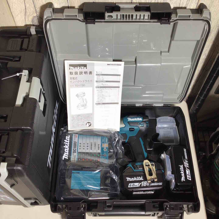 【未使用品】 マキタ makita コードレス インパクトドライバー TD173DRGX 4台 インパクト 青 ブルー 純正 純正品 【戸田店】