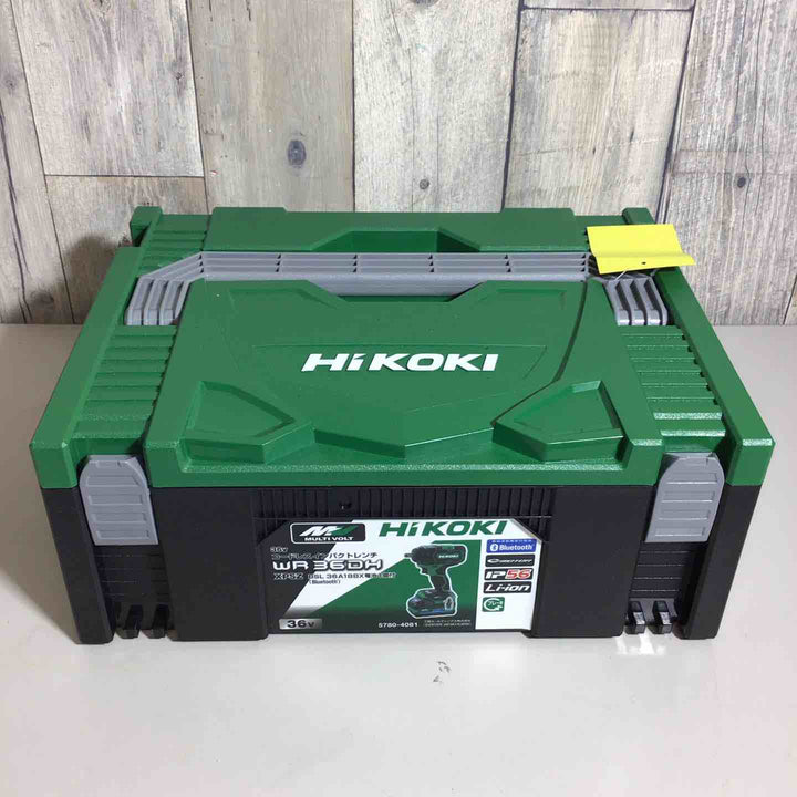 【未使用品】 ハイコーキ HIKOKI 日立 コードレス インパクトレンチ WR36DH(XPSZ) バッテリー&充電器付 純正 充電式 【戸田店】