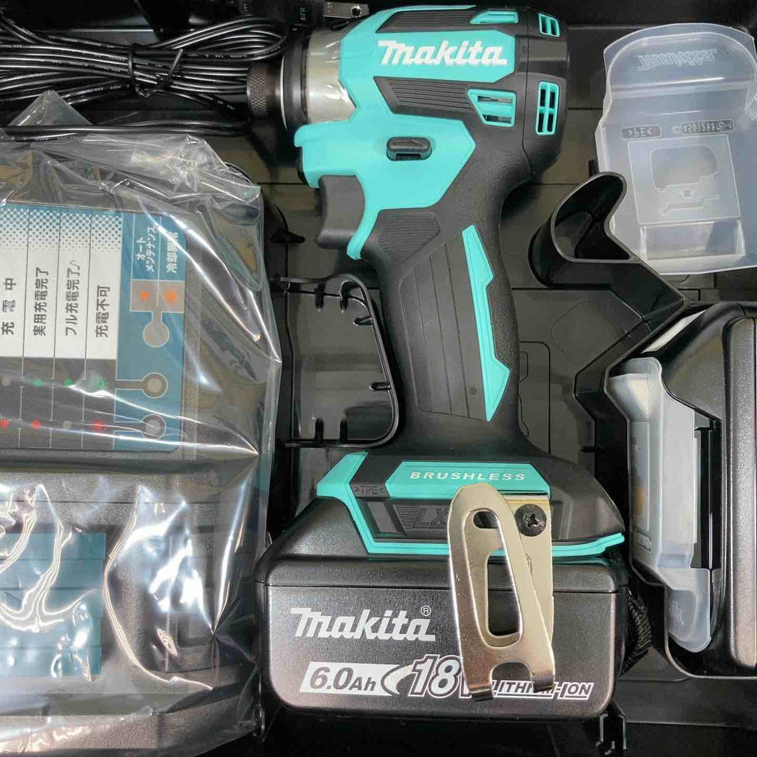 ★マキタ(makita) 18Vコードレスインパクトドライバ TD173DGXTB ターコイズブルー【川崎店】