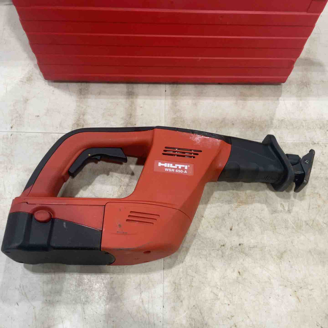 【ジャンク品】◇ヒルティ(HILTI) コードレスセーバソー(レシプロソー) WSR650-A 保証なし【川口店】