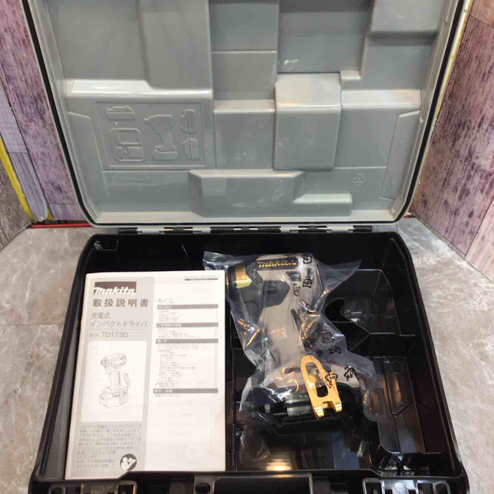 【未使用品】本体+ケース マキタ makita コードレスインパクトドライバー TD173DZPG LTX20周年限定 プレミアムグレージュ【八潮店】