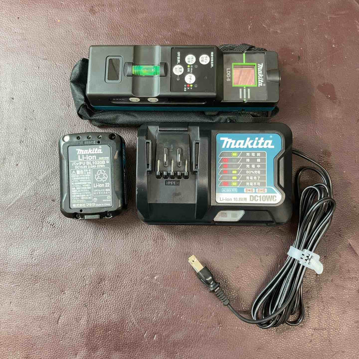 【中古美品】マキタ(makita) コードレスグリーンレーザー墨出し器 SK211GDZ 矩・横 受光器 バッテリー付属【東大和店】