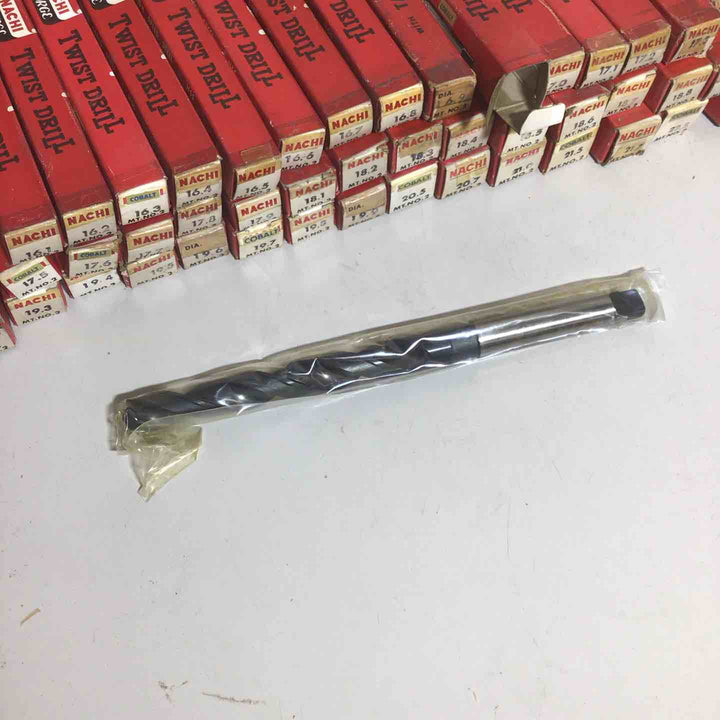 【未使用品】 Nachi 不二越 ナチ テーパーシャンクドリル 45本 16.1～22.7 ※箱ダメージ有 【戸田店】