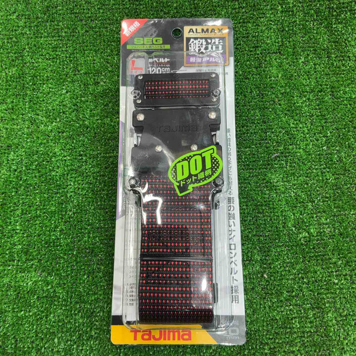 ◇タジマ(Tajima) 安全帯 胴ベルト ワンタッチ L ドット赤 BWL145-DRE【草加店】