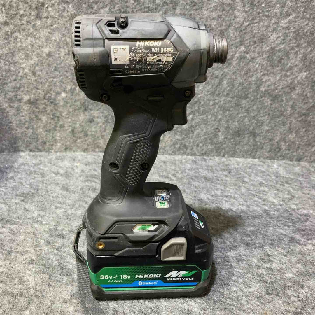 ハイコーキ(HIKOKI ※旧:日立工機) コードレスインパクトドライバ WH36DC(2XPBS)【桶川店】