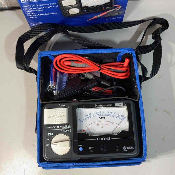 ▼HIOKI アナログメグオームハイテスタ IR4013-10 絶縁抵抗計 単レンジ【戸田店】
