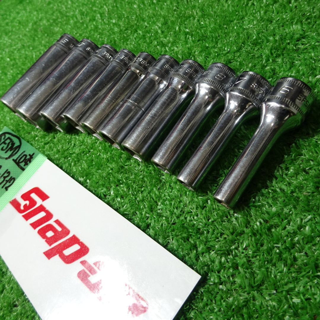 スナップオン/Snap-on 3/8sq ディープソケット SFSMシリーズ 10個セット【岩槻店】