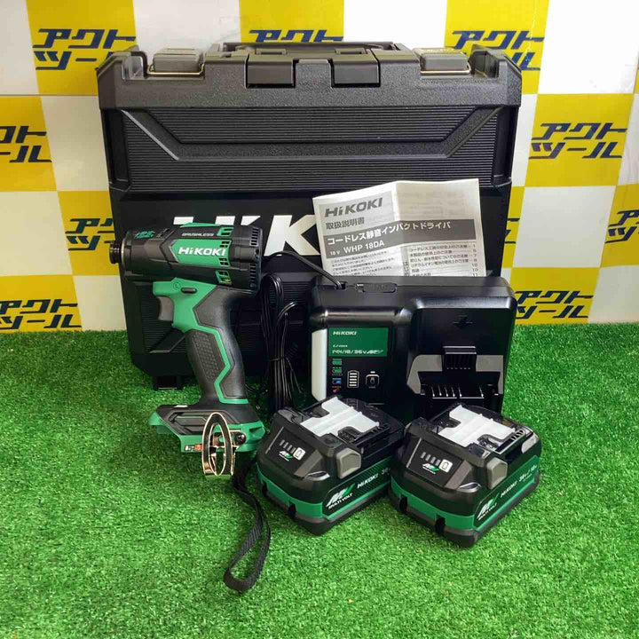 ★ハイコーキ(HIKOKI ※旧:日立工機) コードレス静音インパクトドライバ WHP18DA(2XPZ)【越谷店】