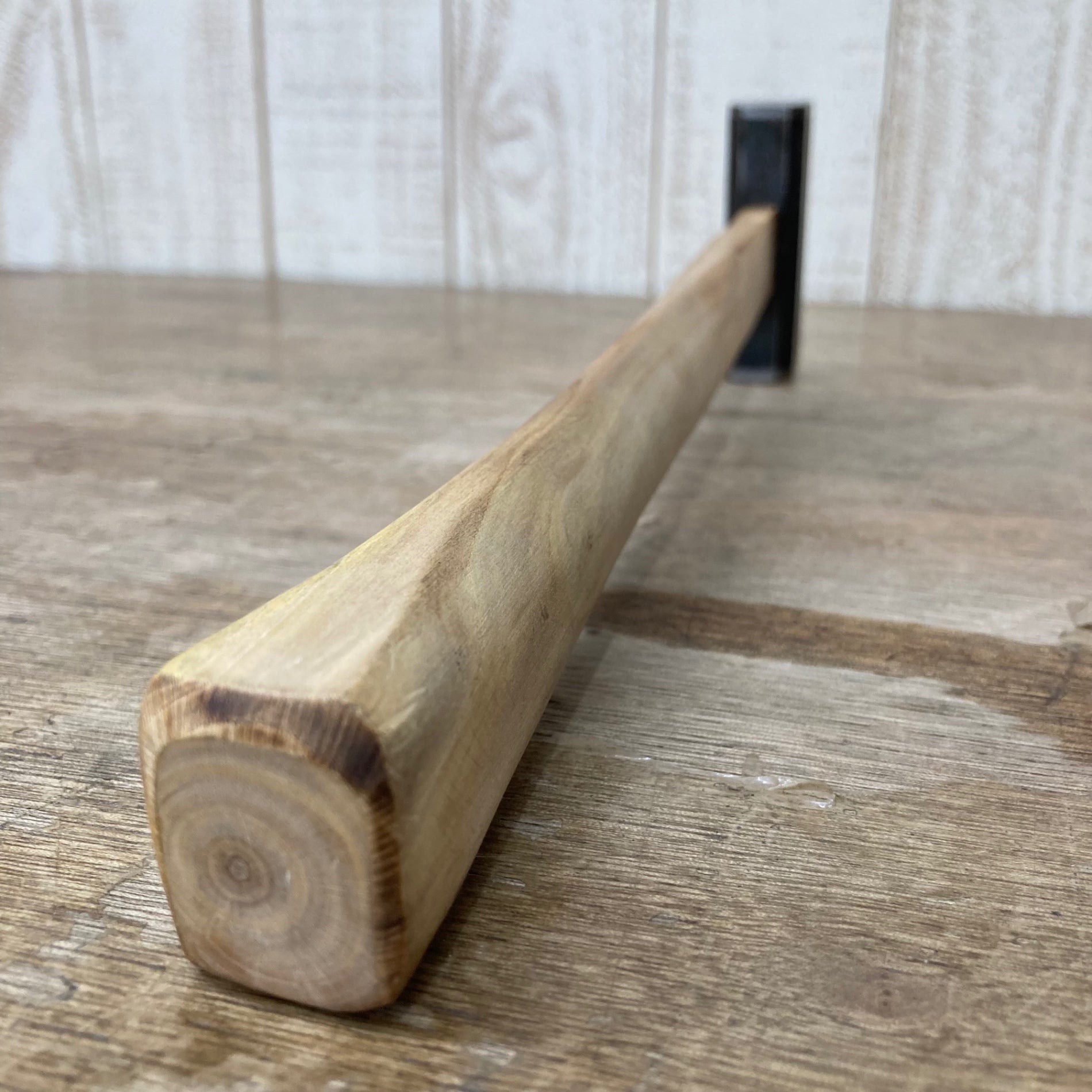 中古美品】 「正行」銘 八角玄能 400g 100匁？ グミの木柄 玄翁