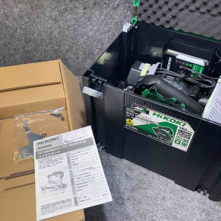 【美品】ハイコーキ(※旧:日立工機) コードレスチップソーカッタ CD3605DFA(XPZ)【桶川店】