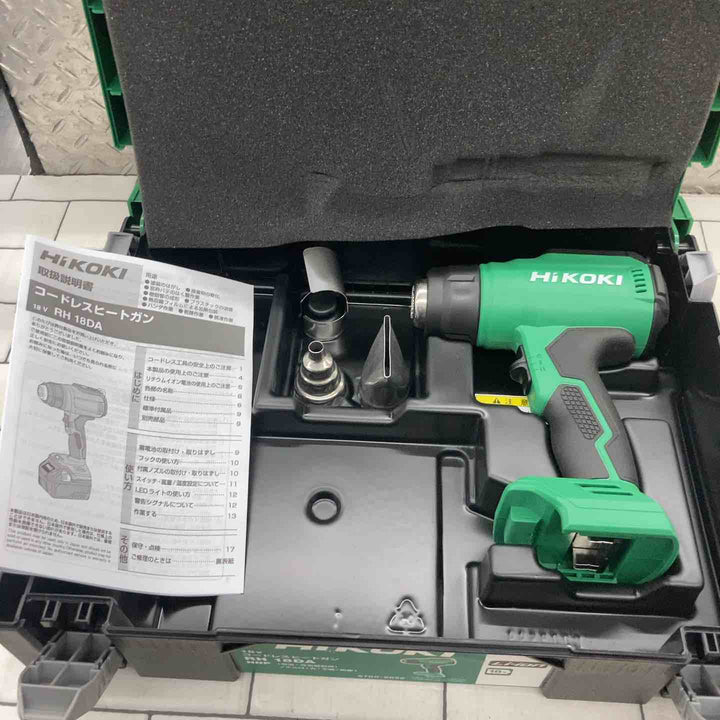 ★ハイコーキ(HIKOKI ※旧:日立工機) コードレスヒートガン RH18DA(NNP)【所沢店】