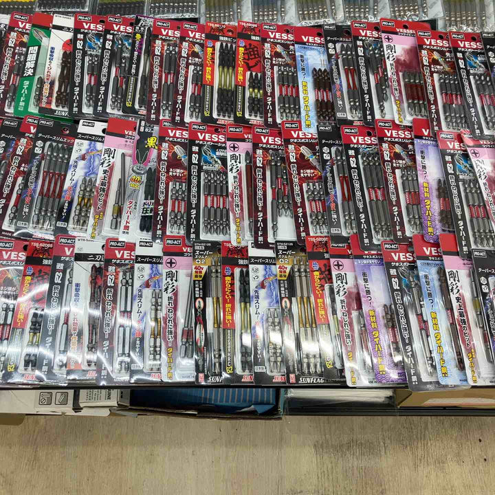 まとめ売り103点 6角ビット10本入り(8個)7本入り(マグネットホルダ付き8点) 5本入り(87個) ANEX 龍靭 VESSEL等【川越店】