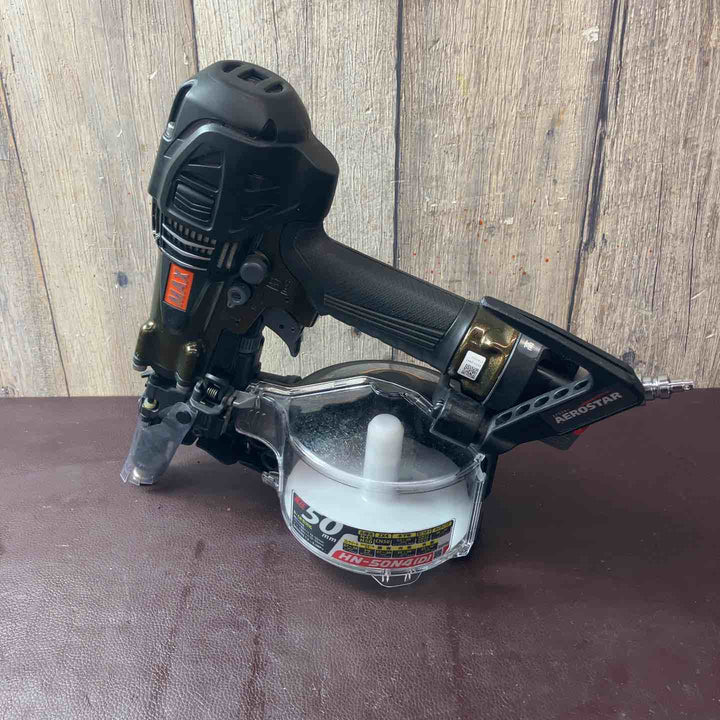 【中古美品】 マックス(MAX) 高圧エア釘打ち機 HN-50N4(D)_アンバーオリーブ 【東大和店】